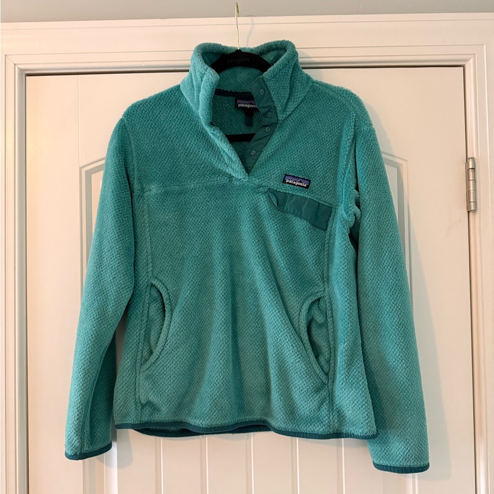 Patagonia Teal Fleece Pullover